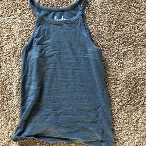 Blue Halter Top